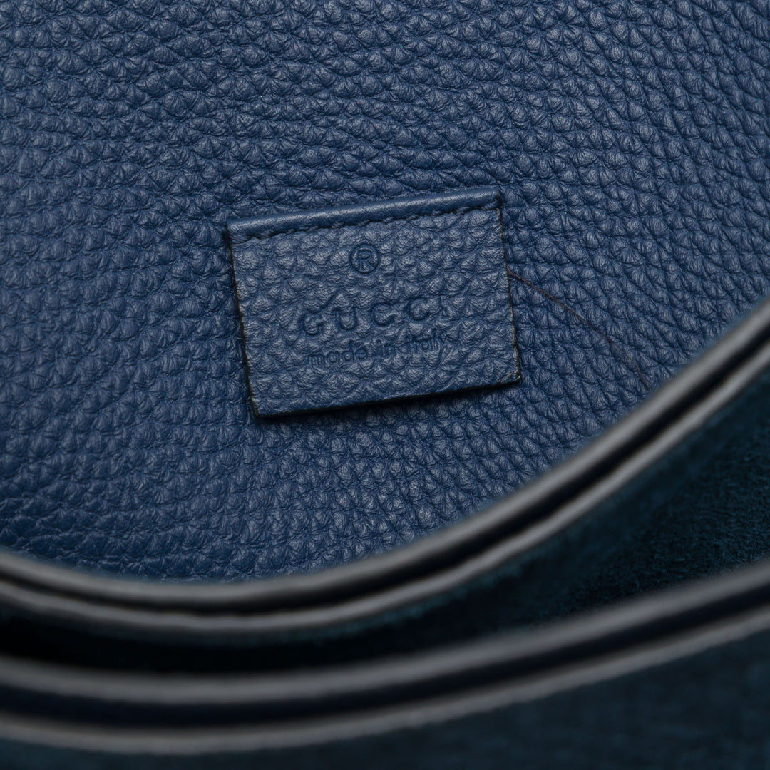 Souple Jackie Sac Cuir de veau Bleu