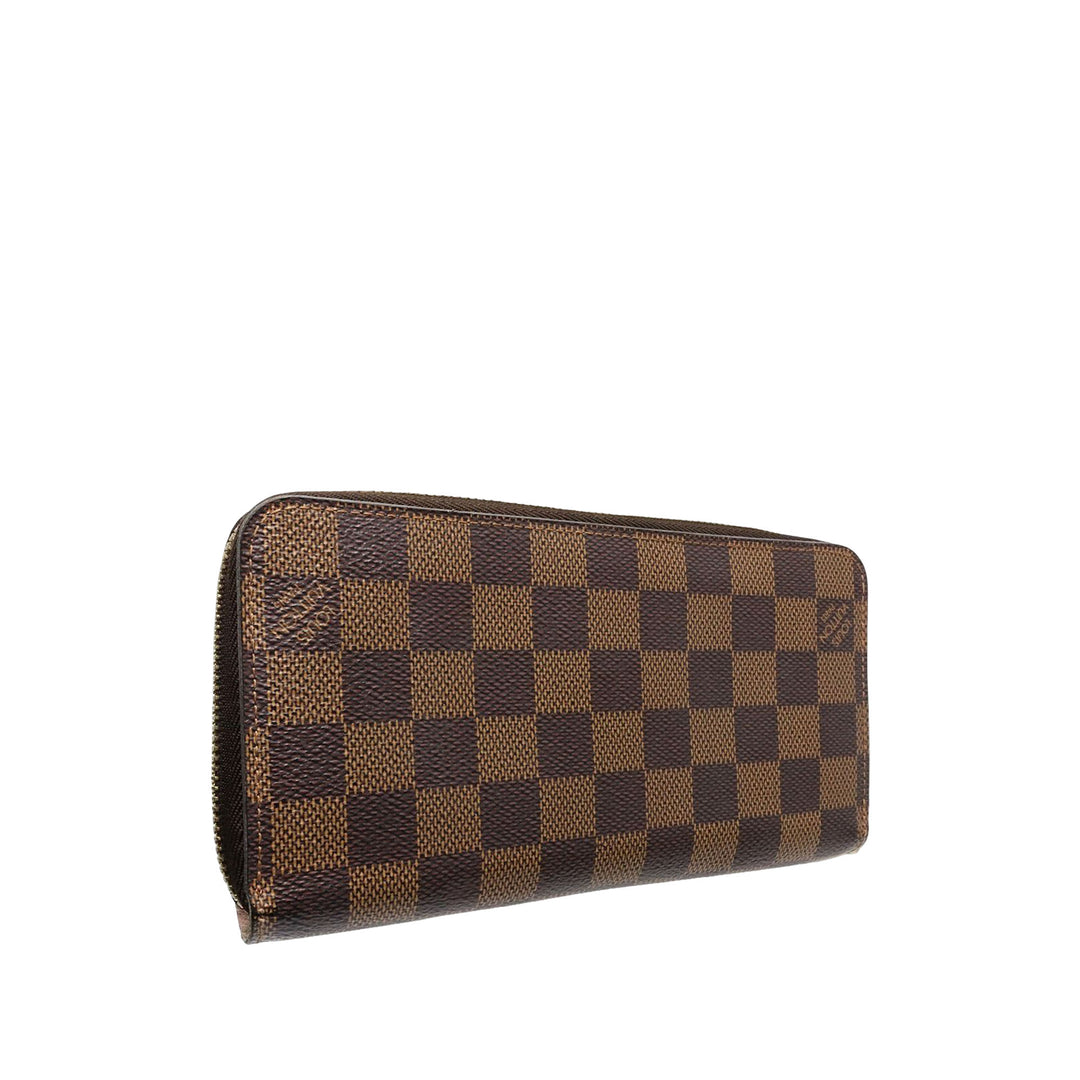 Louis Vuitton Damier Ebene Zippy Portefeuille long