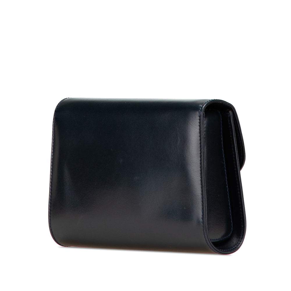 Leather Horsebit Crossbody Black - Gaby Paris