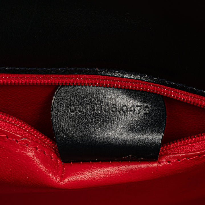 Leather Horsebit Crossbody Black - Gaby Paris