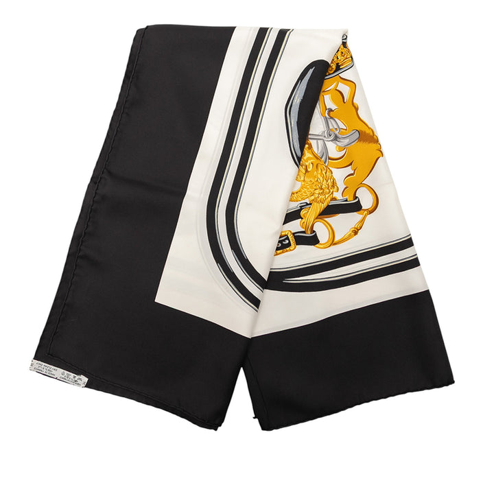 Hermès Brides de Gala Forever Soie Foulard 90 Blanc – GABY PARIS Authentique