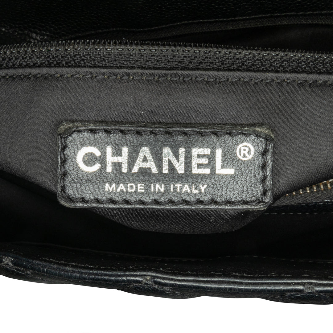 Chanel Caviar Grand Shopping Tote Black - GABY PARIS