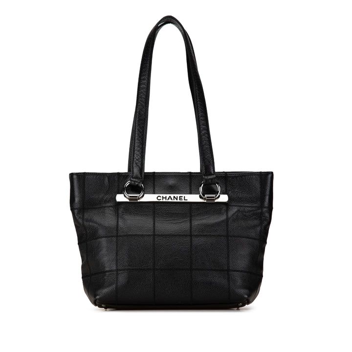 Caviar Choco Bar Tote Black - Gaby Paris