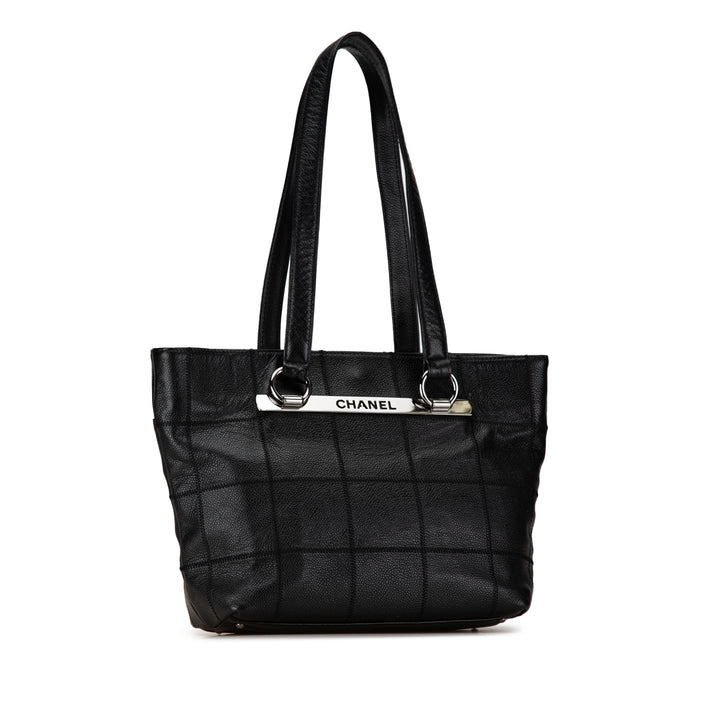 Caviar Choco Bar Tote Black - Gaby Paris