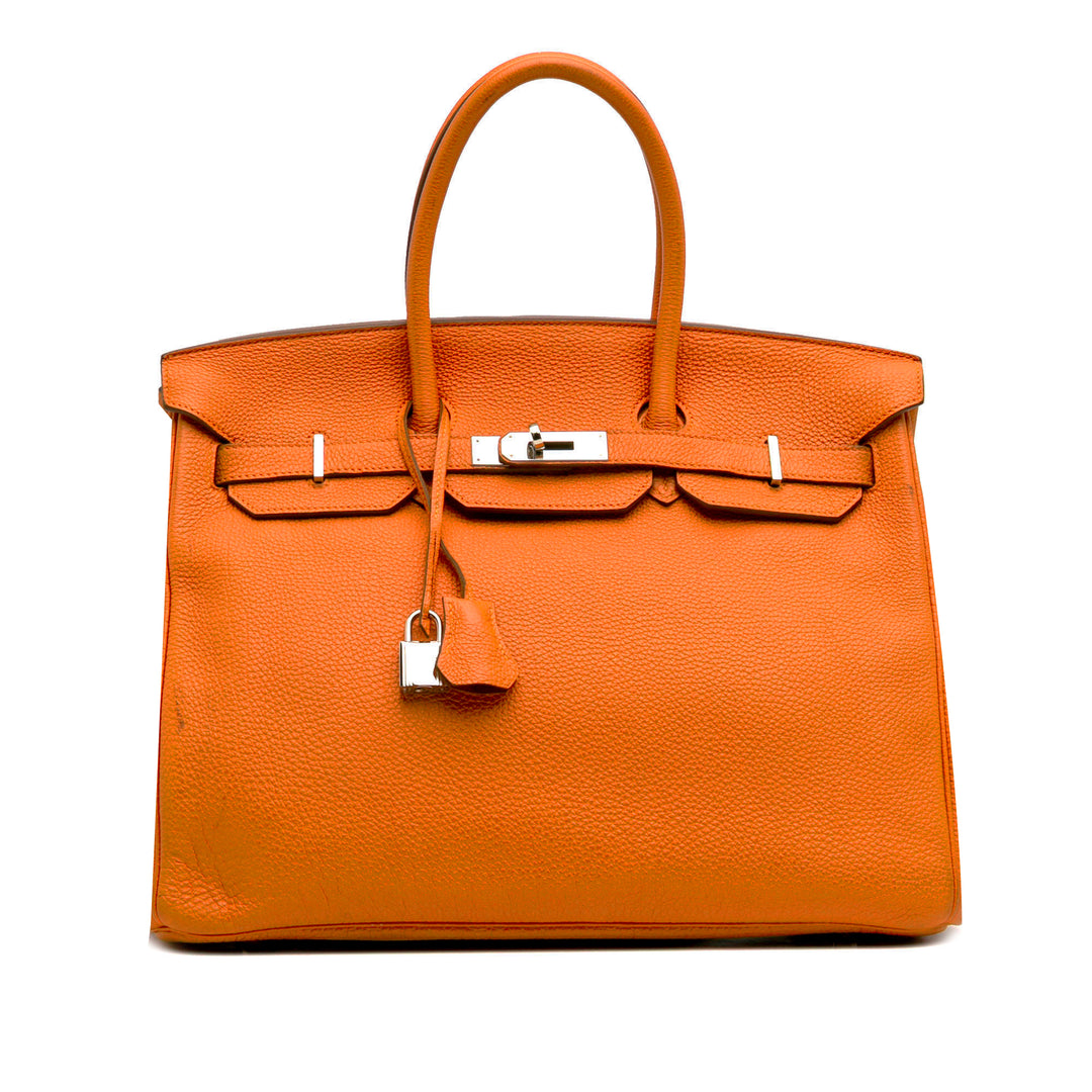 Hermès Togo Birkin Retourne 35 Orange – GABY PARIS Authentique