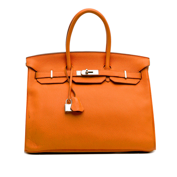 Hermès Togo Birkin Retourne 35 Orange – GABY PARIS Authentique