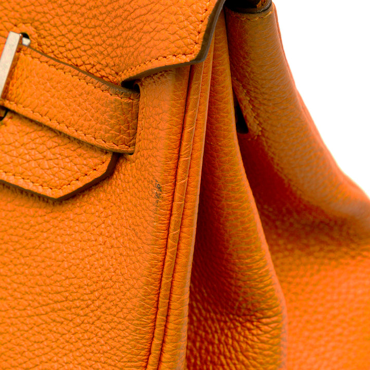 Hermès Togo Birkin Retourne 35 Orange – GABY PARIS Authentique