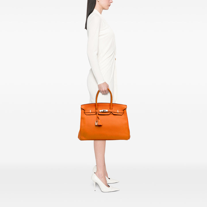 Hermès Togo Birkin Retourne 35 Orange – GABY PARIS Authentique
