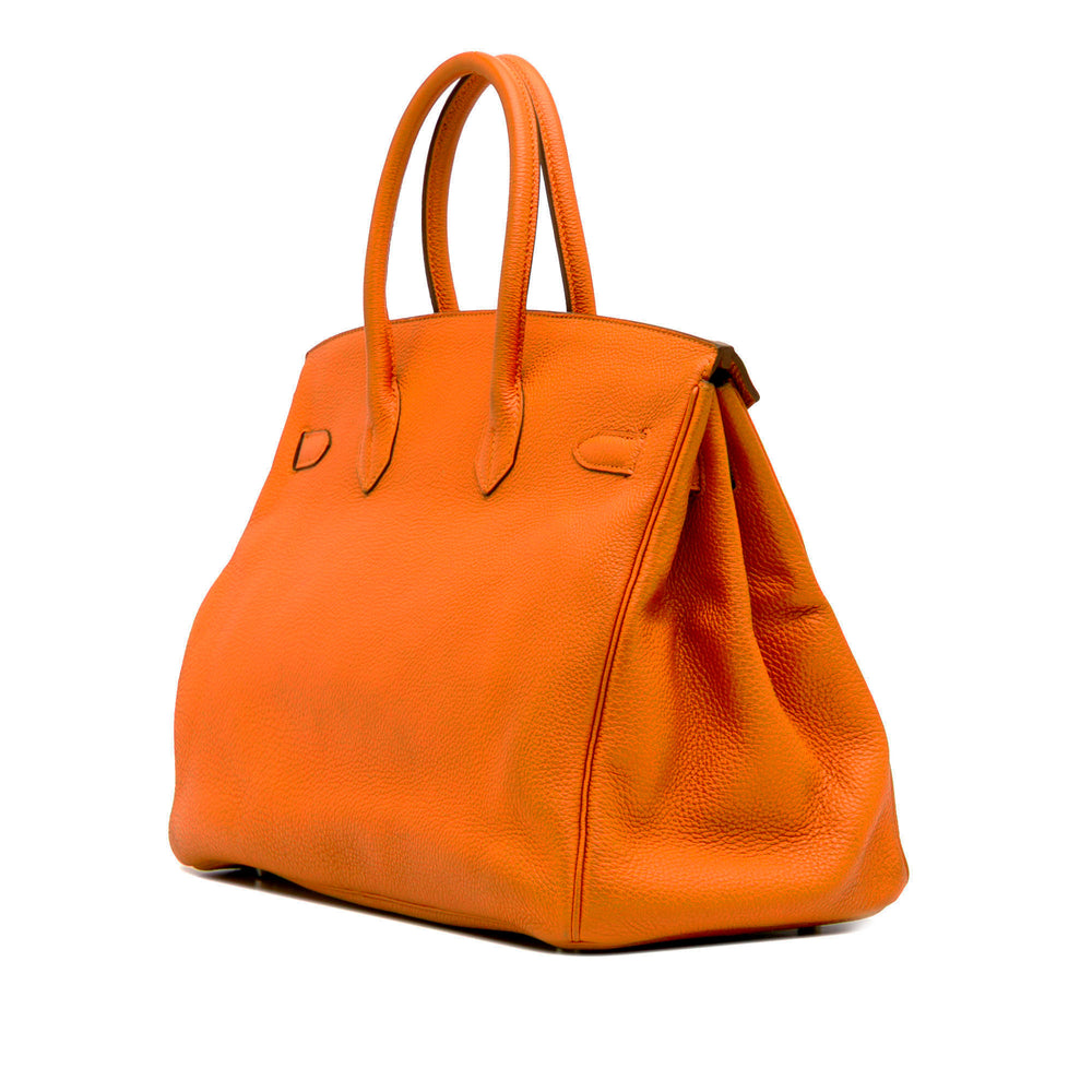 Hermès Togo Birkin Retourne 35 Orange – GABY PARIS Authentique