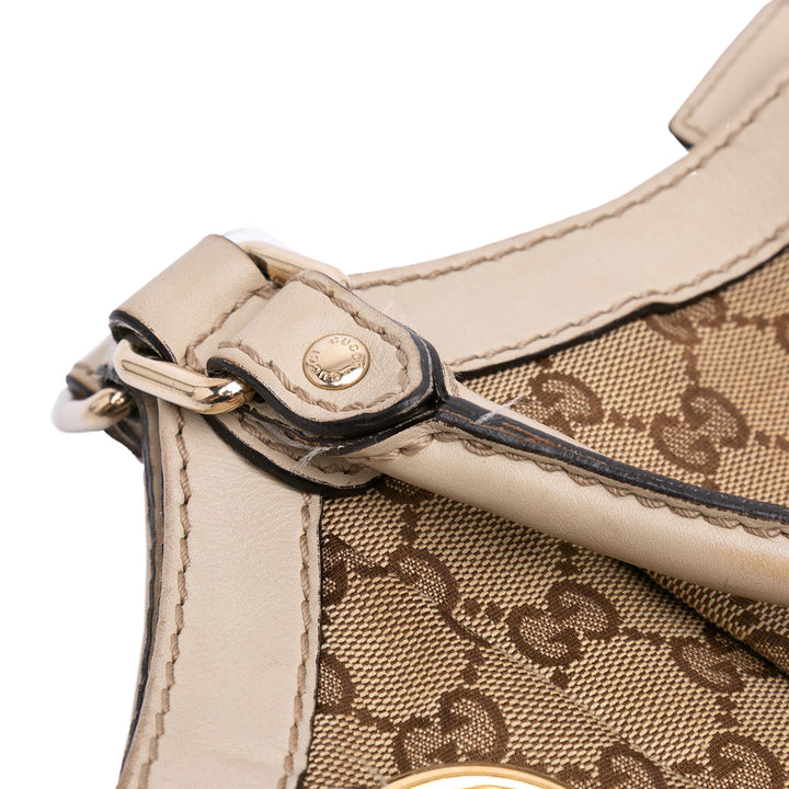Large GG Canvas Sukey Tote Brown - Gaby Paris