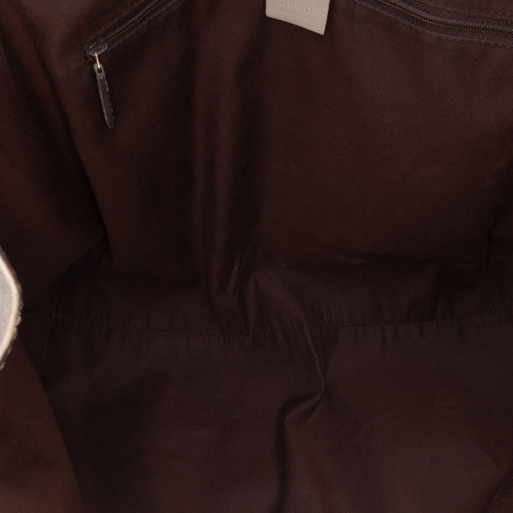 Large GG Canvas Sukey Tote Brown - Gaby Paris