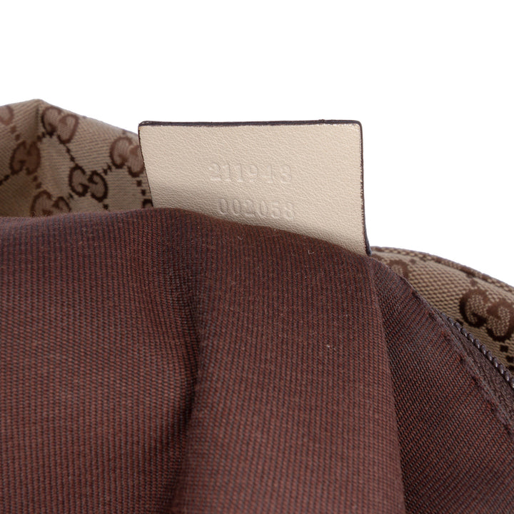 Large GG Canvas Sukey Tote Brown - Gaby Paris