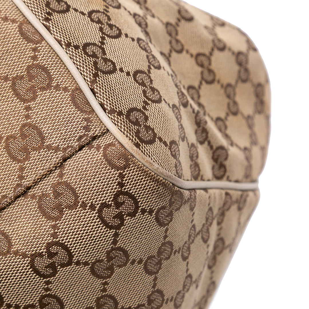 Large GG Canvas Sukey Tote Brown - Gaby Paris