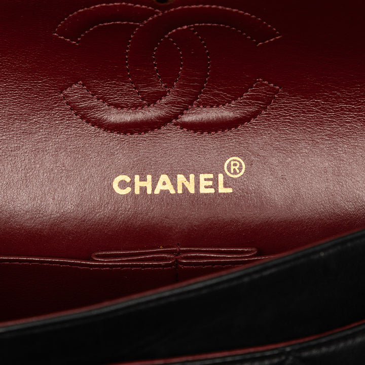 Chanel Sac porté épaule Classic Double rabat Petit Cuir d'agneau Noir – vue 5 – GABY PARIS