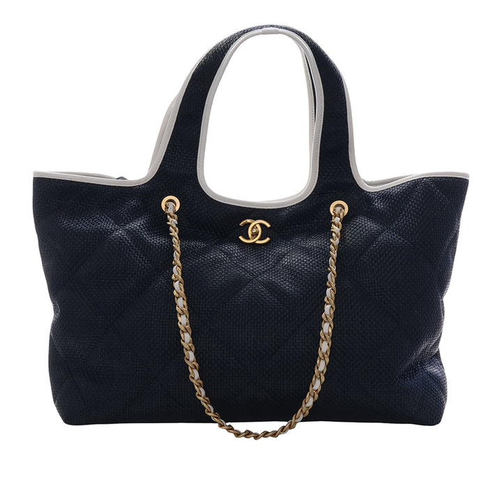 Chanel Large Raffia Coco Beach Cabas