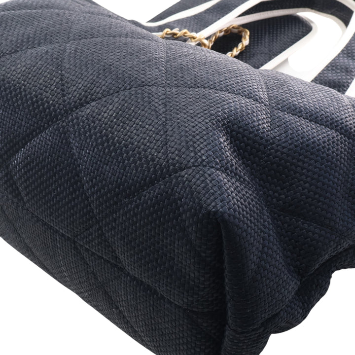 Chanel Large Raffia Coco Beach Cabas