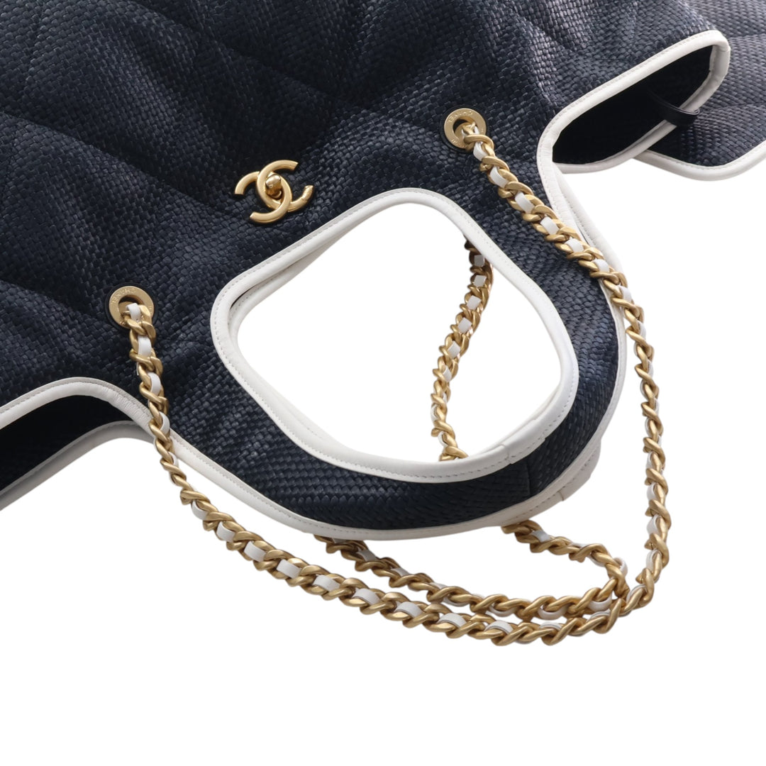 Chanel Large Raffia Coco Beach Cabas