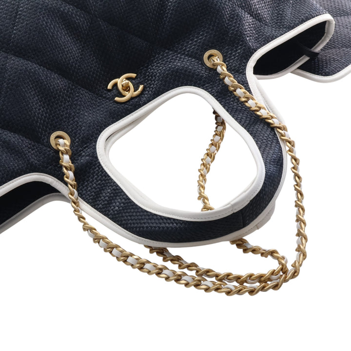 Chanel Large Raffia Coco Beach Cabas