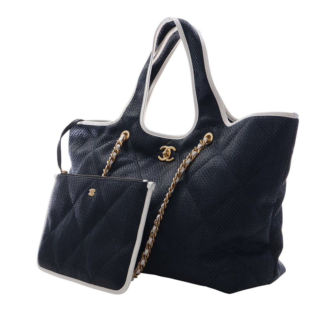 Chanel Large Raffia Coco Beach Cabas