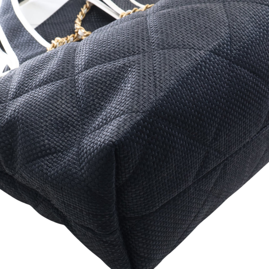 Chanel Large Raffia Coco Beach Cabas