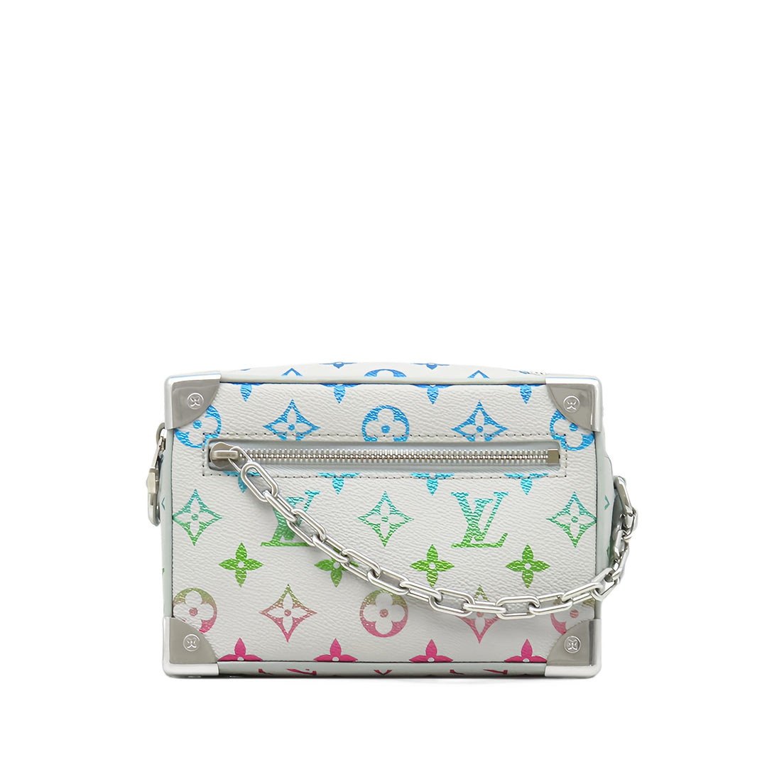 Louis Vuitton Irisé Souple Trunk Mini Monogram Multicolore Gris – vue principale – GABY PARIS