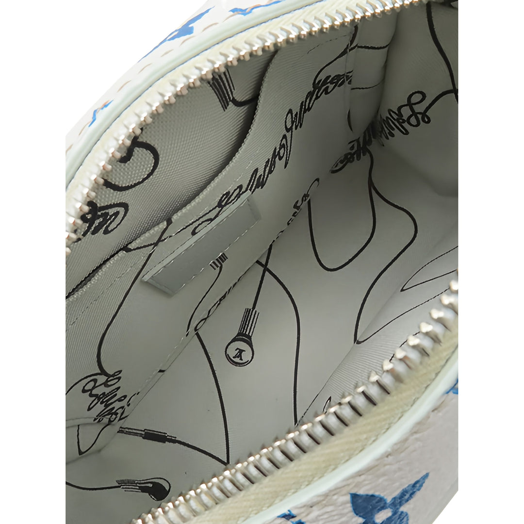 Louis Vuitton Irisé Souple Trunk Mini Monogram Multicolore Gris – vue 4 – GABY PARIS