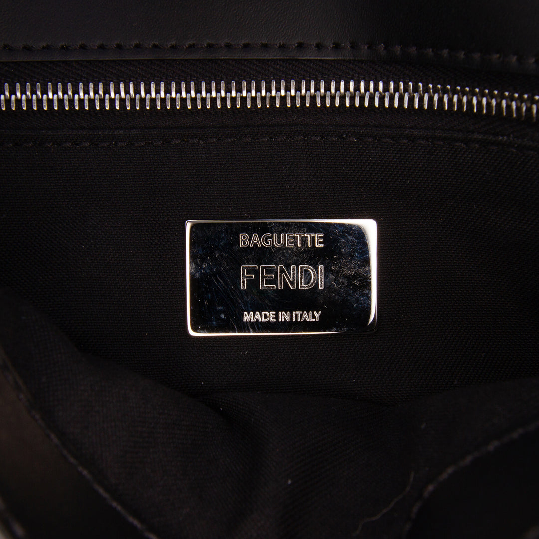 Fendi Zucca Coated Toile FF 1974 Diagonal Convertible Baguette Sac – GABY PARIS Authentique