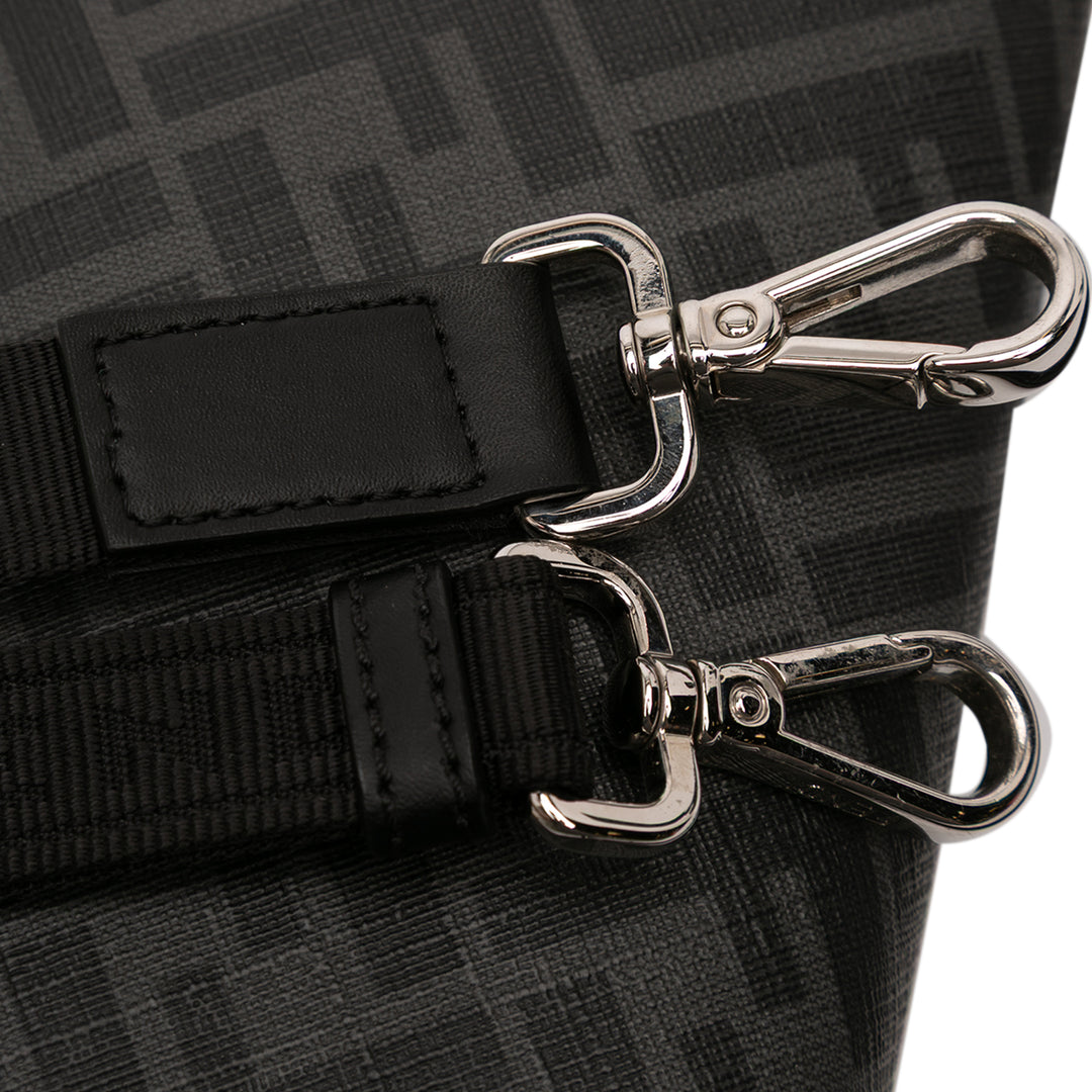 Fendi Zucca Coated Toile FF 1974 Diagonal Convertible Baguette Sac – GABY PARIS Authentique