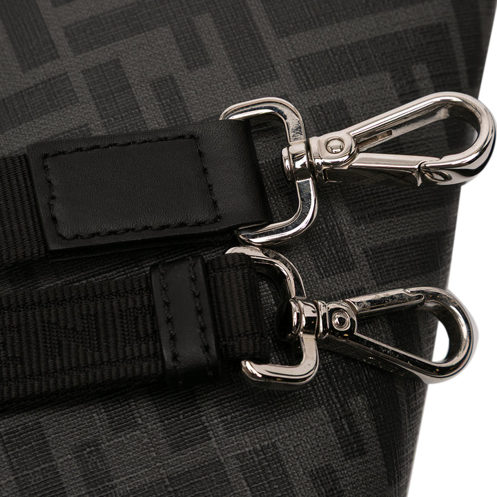 Fendi Zucca Coated Toile FF 1974 Diagonal Convertible Baguette Sac – GABY PARIS Authentique