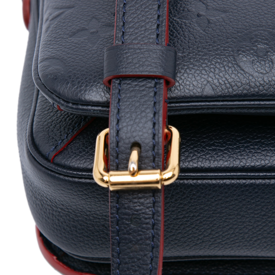 Louis Vuitton Monogram Empreinte Pochette Metis Bleu – GABY PARIS Authentique