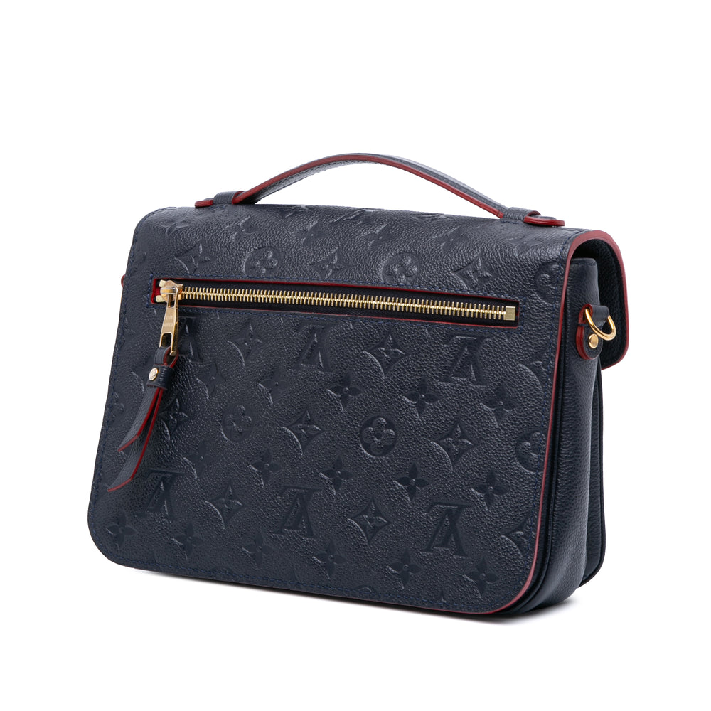 Louis Vuitton Monogram Empreinte Pochette Metis Bleu – GABY PARIS Authentique