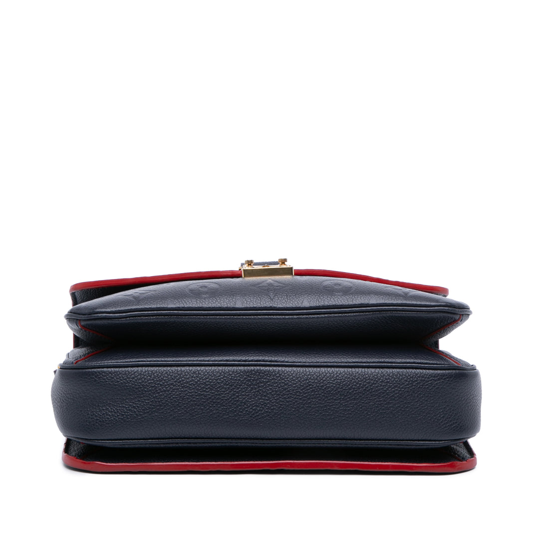 Louis Vuitton Monogram Empreinte Pochette Metis Bleu – GABY PARIS Authentique