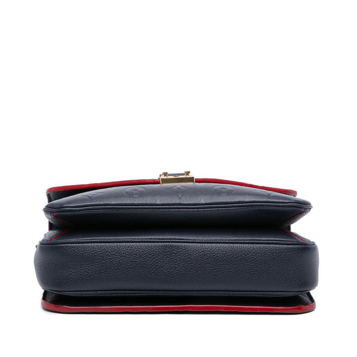 Louis Vuitton Monogram Empreinte Pochette Metis Bleu – GABY PARIS Authentique