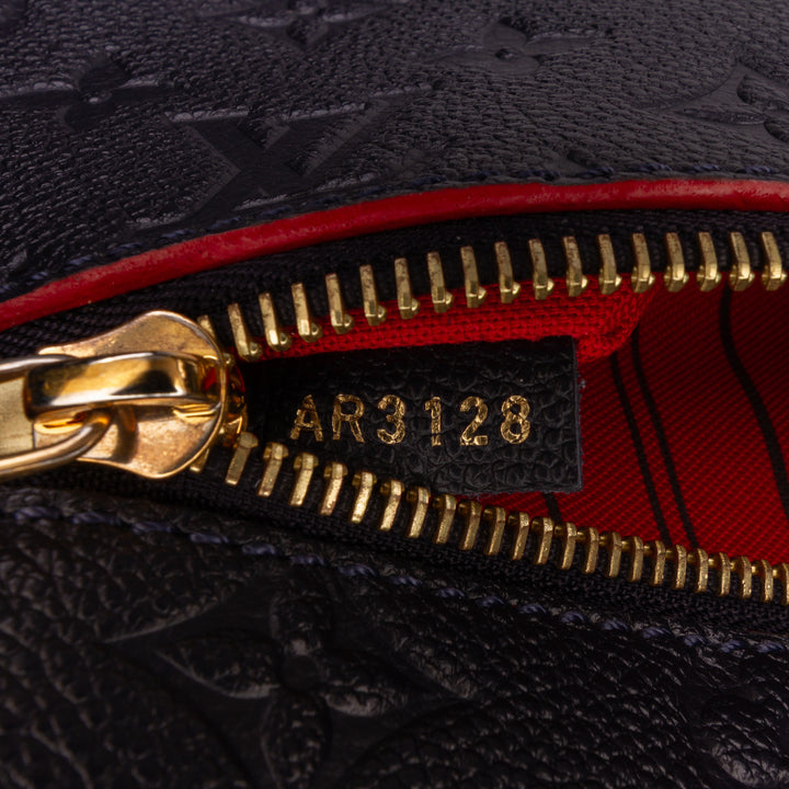 Louis Vuitton Monogram Empreinte Pochette Metis Bleu – GABY PARIS Authentique