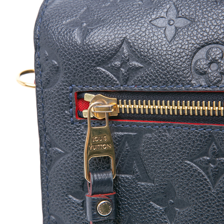 Louis Vuitton Monogram Empreinte Pochette Metis Bleu – GABY PARIS Authentique