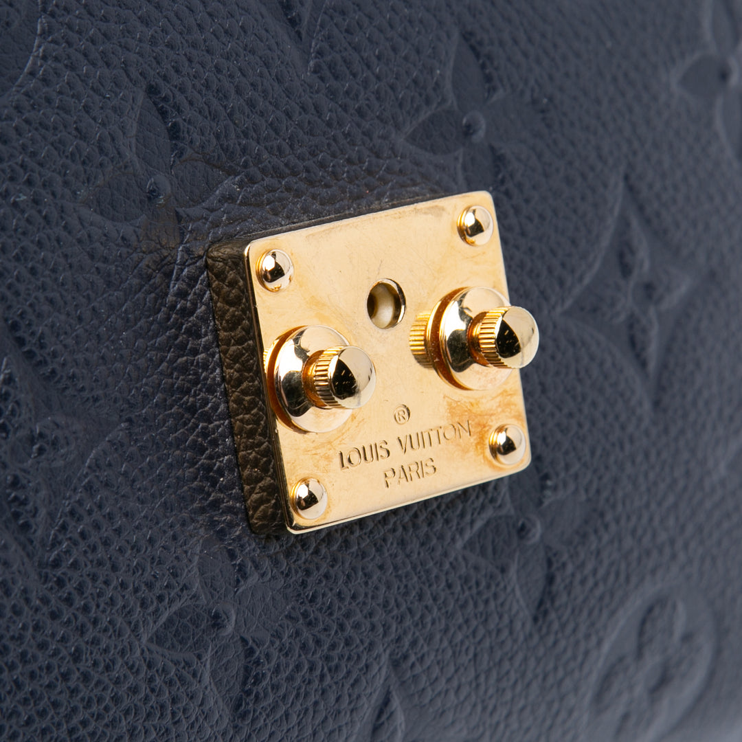 Louis Vuitton Monogram Empreinte Pochette Metis Bleu – GABY PARIS Authentique