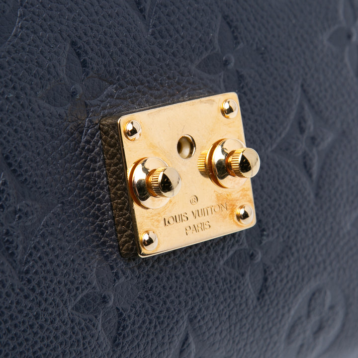 Louis Vuitton Monogram Empreinte Pochette Metis Bleu – GABY PARIS Authentique