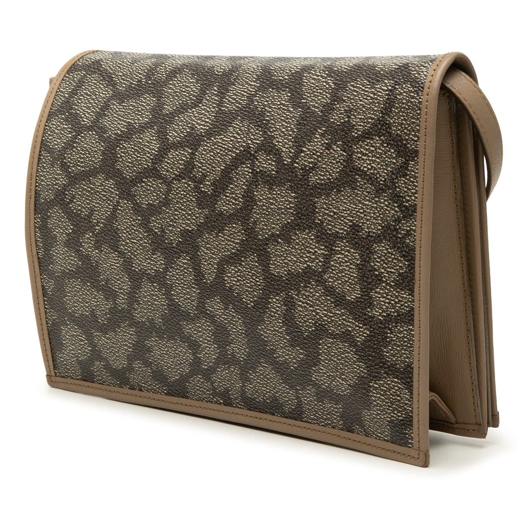 Giraffe Imprimé Sac Toile enduite Gris