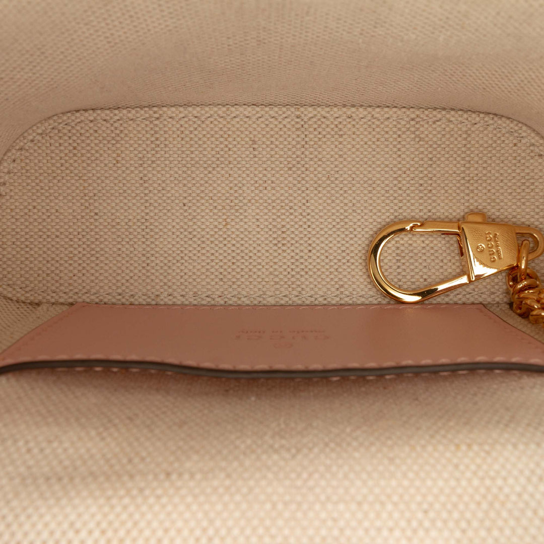 Gucci Mini GG Marmont Matelasse Cuir de veau anse supérieure Vanity Sac à chaîne