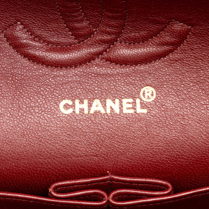 Chanel Classic Double rabat Moyen Cuir d'agneau Noir