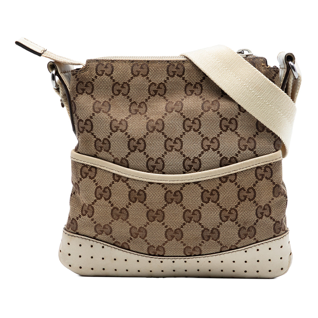 Gucci GG perforé Sac Petit Toile