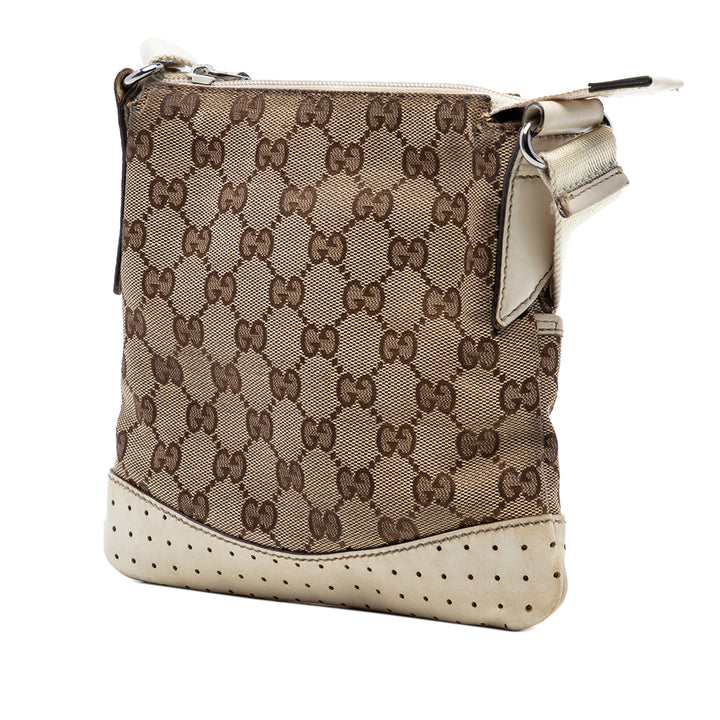 Gucci GG perforé Sac Petit Toile