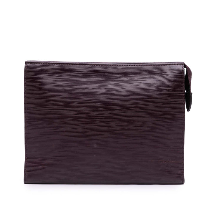 Epi Toiletry Pouch 26 Brown - Gaby Paris