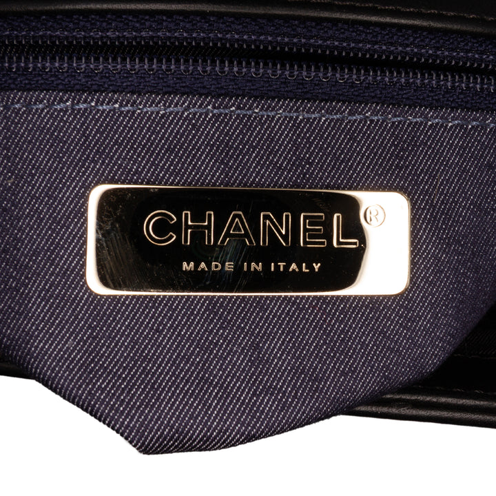 Lambskin CC Mania Flap Black - Gaby Paris