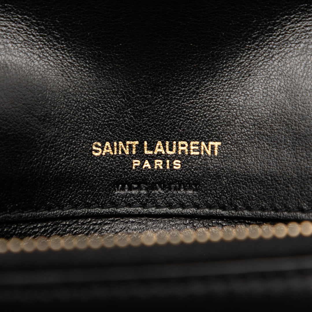 Saint Laurent Smooth Cuir de veau Monogram Kate Sac ceinture – GABY PARIS Authentique
