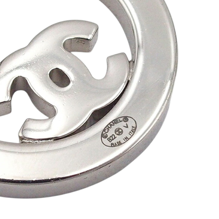 Chanel plaqué CC Rhinestones Rond fermoir poussette Boucles d’oreilles – GABY PARIS Authentique