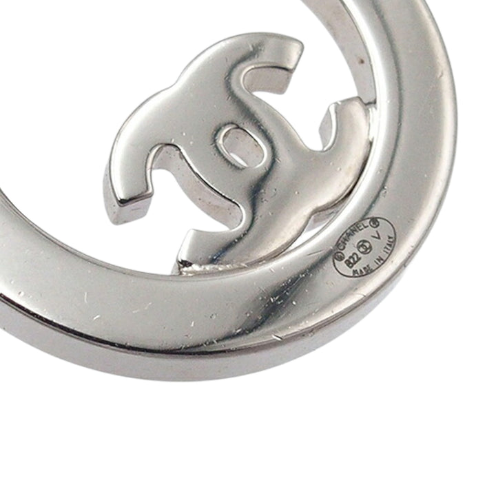 Chanel plaqué CC Rhinestones Rond fermoir poussette Boucles d’oreilles – GABY PARIS Authentique