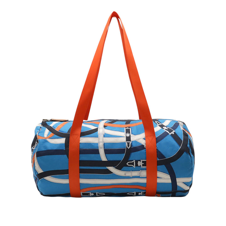 Hermès Soie et Barenia Cavalcadour Airsilk Duffle Sac 38