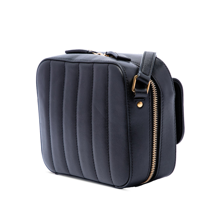 Saint Laurent Toy Matelassé Cuir d'agneau Vicky Sac caméra