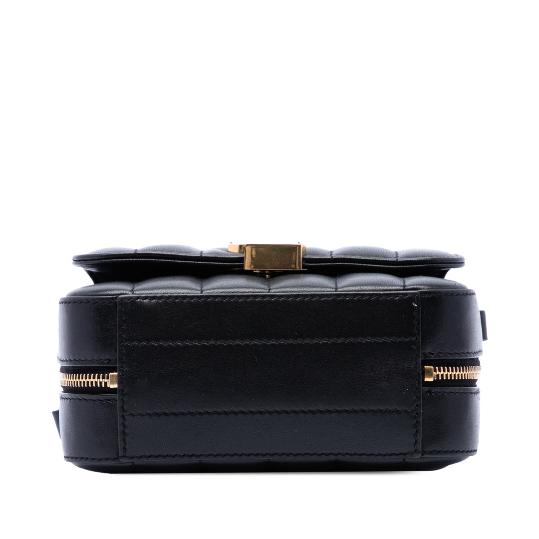 Saint Laurent Toy Matelassé Cuir d'agneau Vicky Sac caméra